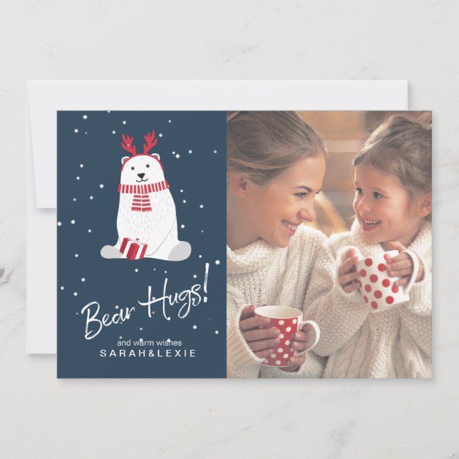 Polar Bear Hugs Photo Template ID851 (Front)