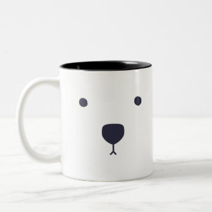 Polar Bear Hugs Two-Tone Coffee Mug