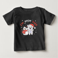 Polar Bear I'm Snow Cute Snowman Snow Pun
