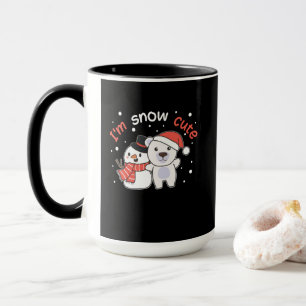 Polar Bear I'm Snow Cute Snowman Snow Pun Mug