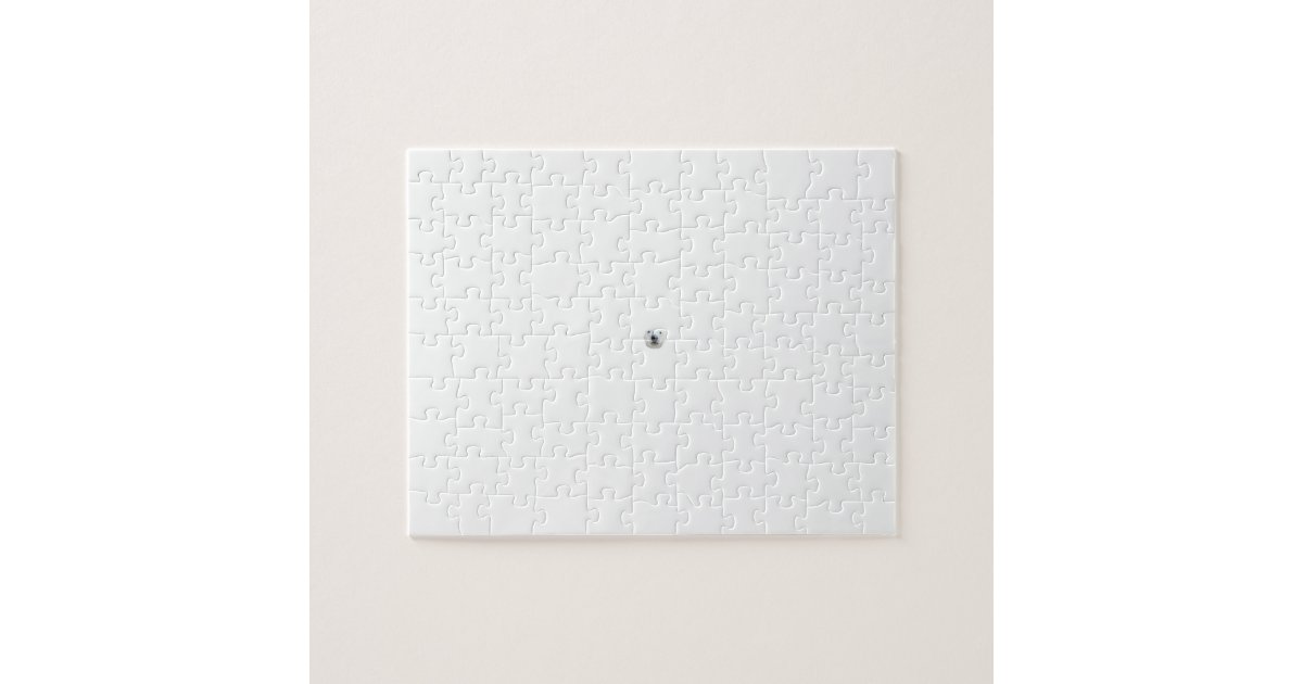 Polar Bear In A Snow Storm Jigsaw Puzzle Zazzle Ca