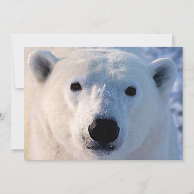 Polar Bear Invitation (Front)