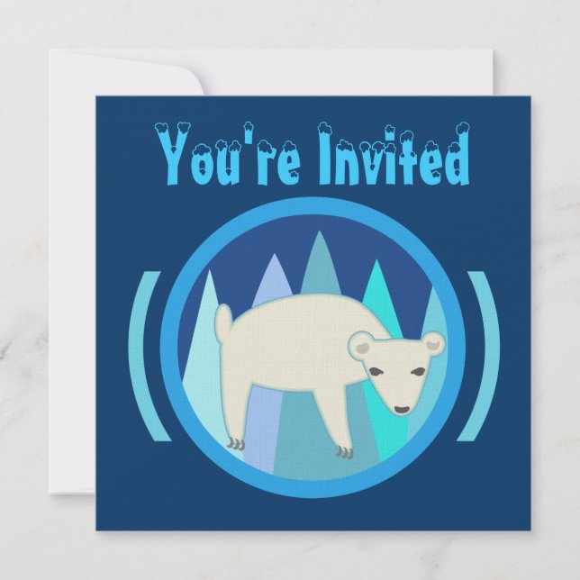 Polar Bear Invitations (Front)
