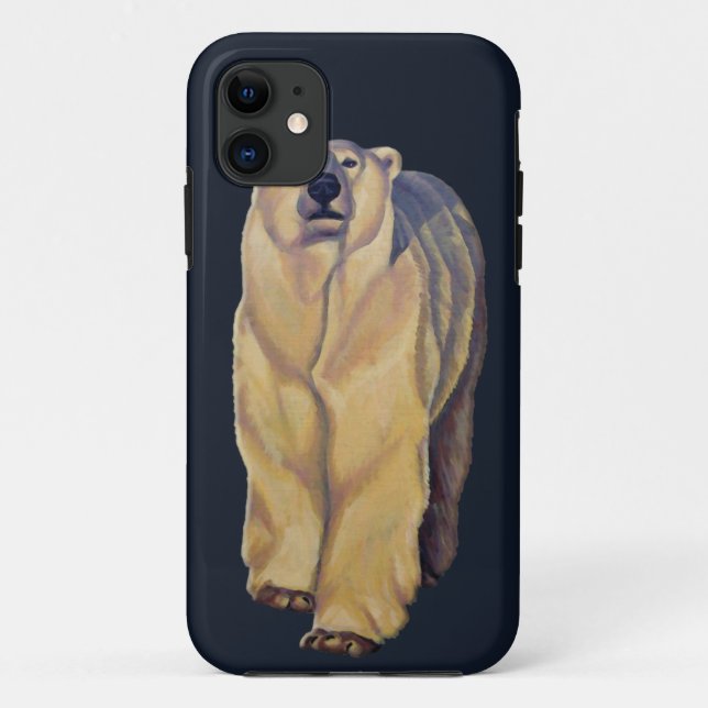 Polar Bear IPhone 5 Case Wildlife Art  Bear Gifts (Back)