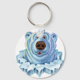 polar bear keychain