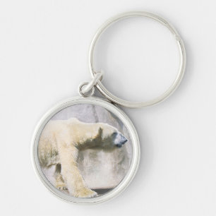 polar bear keychain