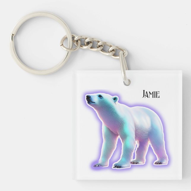 Polar Bear Keychain (Front)