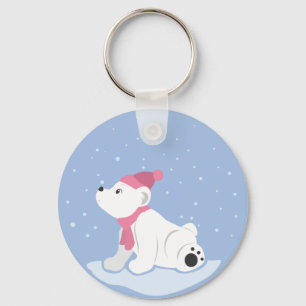 Polar Bear Keychain