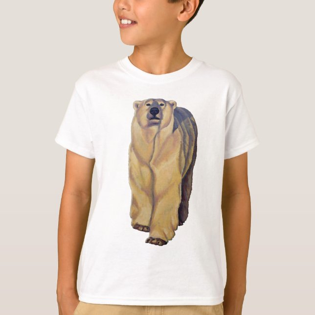 Polar Bear Kid's Shirt Polar Bear Children T-shirt (Front)