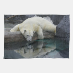 Polar Bear Kitchen Towel Home Decor