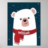 Polar Bear l Christmas l Holiday Customizable
