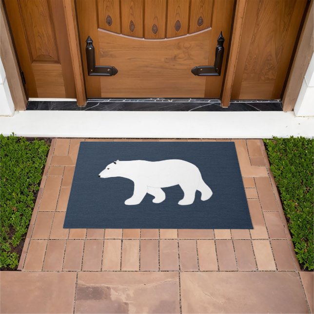 Polar Bear Large Doormat (Outdoor)