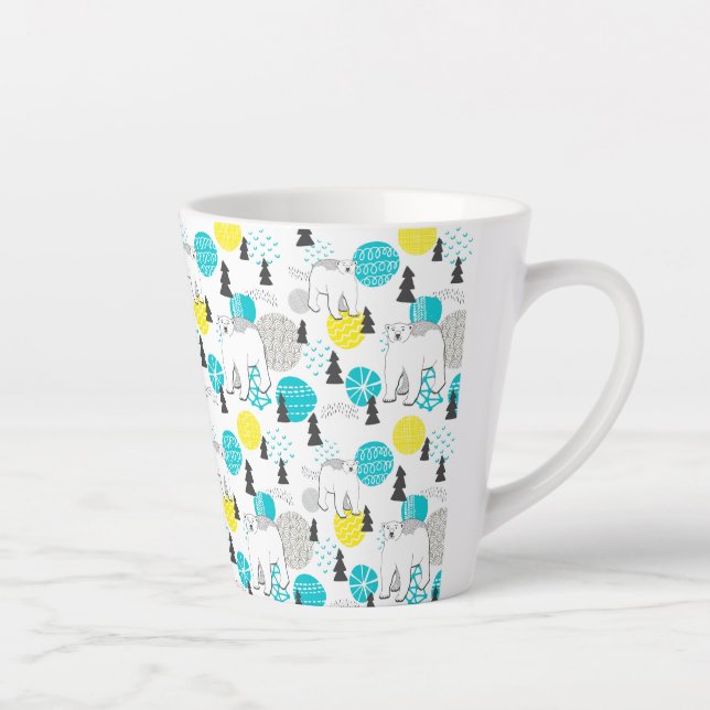 Polar bear latte mug (Right)