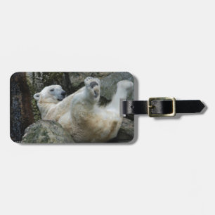 Polar Bear Luggage Tag