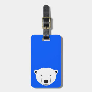 Polar Bear Luggage Tag
