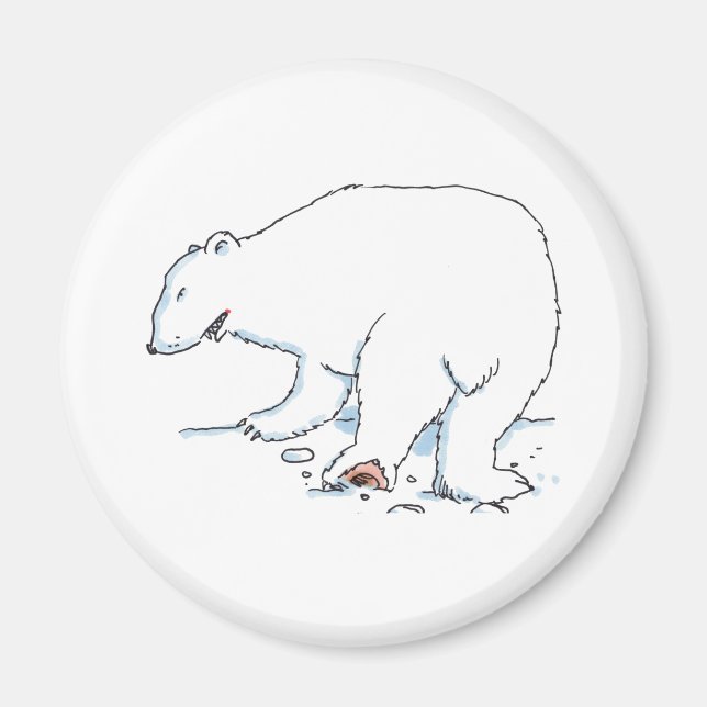 Polar Bear magnet (Front)