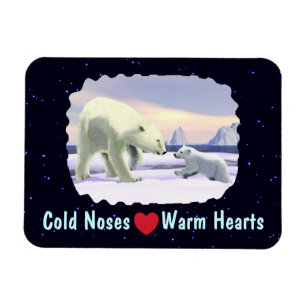 Polar Bear - Mama Nose Best Magnet