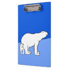 Polar Bear Mom and Cub Painting - Wildlife Art