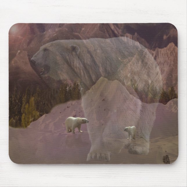 Polar Bear Mountain, Mouse Pad (Front)