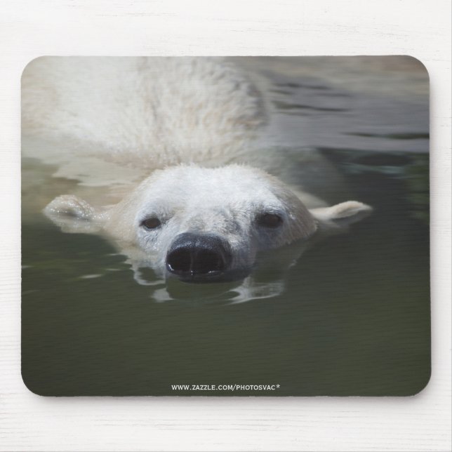 Polar Bear Mouse Pad (Front)