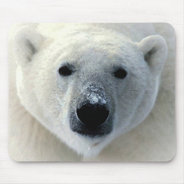 Polar Bear Mouse Pad (Front)