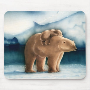 Polar Bear Mouse Pad