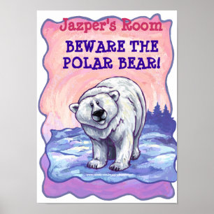Polar Bear My Room Poster