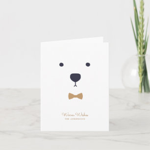 Polar Bear Note Card