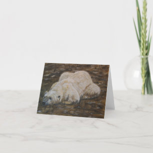 Polar Bear Note Card