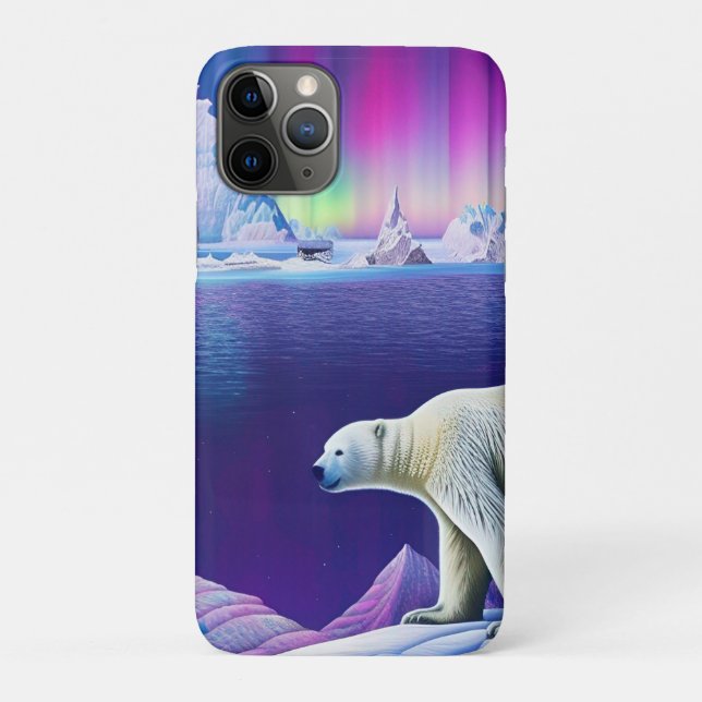 Polar Bear on Ice Case-Mate iPhone Case (Back)