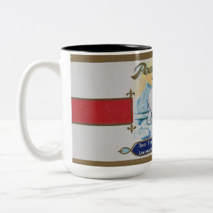 Polar Bear on ice pack Two-Tone Coffee Mug