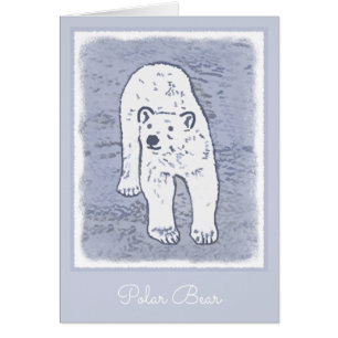 Polar Bear on Ice Painting - Original Wildlife Art