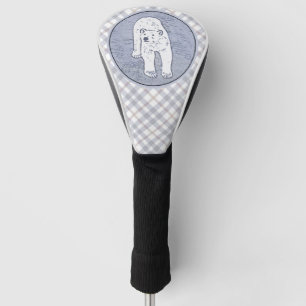 Polar Bear on Ice Painting - Original Wildlife Art Golf Head Cover