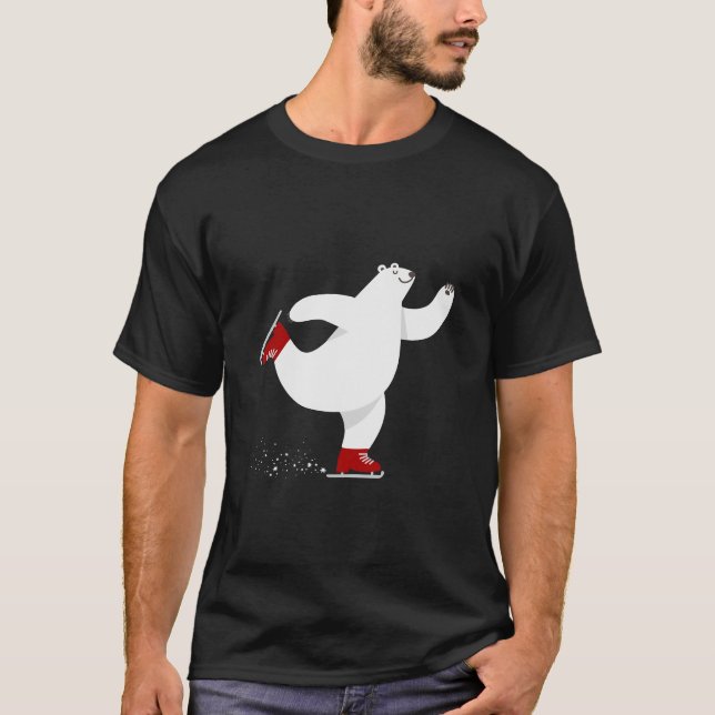 Polar Bear on ice T-Shirt (Front)