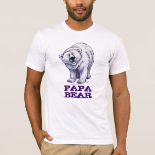 Polar Bear, Papa Bear Men's Light T-Shirt