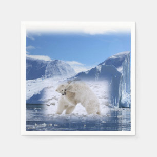Polar Bear Paper Napkins