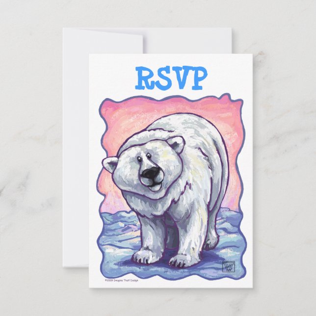 Polar Bear Party Centre RSVP (Front)
