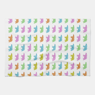 Polar Bear Pattern Kitchen Towel