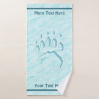 Polar Bear Paw Print