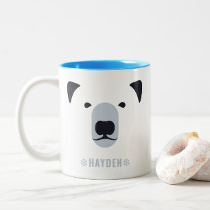 Polar Bear   Personalized Name Coffee Mug