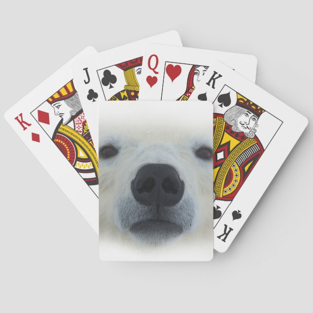 Polar Bear Playing Cards (Back)