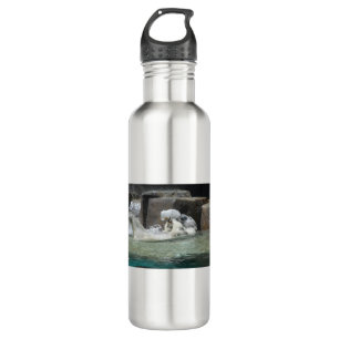 Polar Bear Playing with a Jug 710 Ml Water Bottle