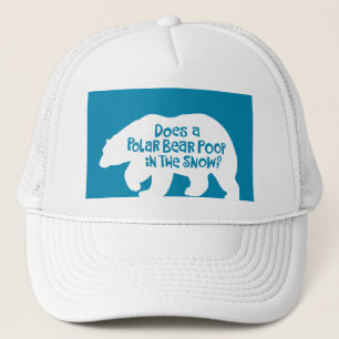 Polar Bear Poop Trucker Hat