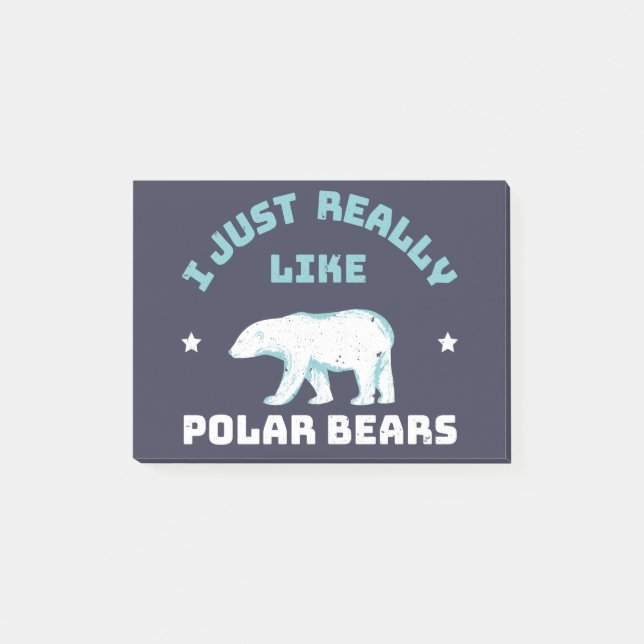 Polar Bear Post-it Notes (Front)