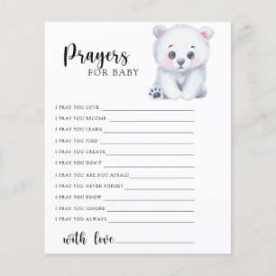 Polar bear - Prayers for baby
