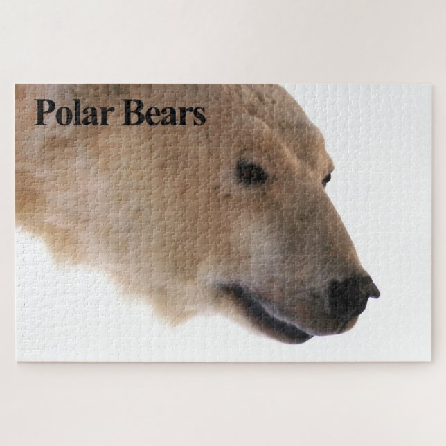 Polar Bear Profile Jigsaw Puzzle (Horizontal)