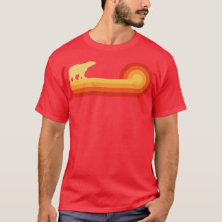 Polar Bear Retro Sunset Vintage 60s 70s for Boys G T-Shirt