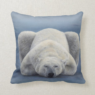 POLAR BEAR SLEEPING PILLOW CUSHION