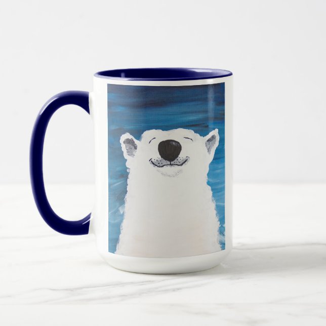 Polar Bear Smile Mug (Left)