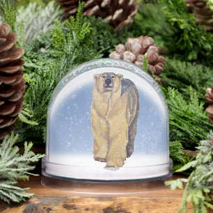 Polar Bear Snow Globe Custom Bear Snow Globes